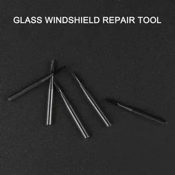 Сверло для автомобильного стекла, инструмент для ремонта лобового стекла, коническое сверло для автомобильного стекла серебряный