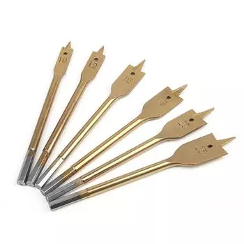 Сверло для деревообработки 10-25мм 1шт Точное позиционирование плоское Золото 10mm