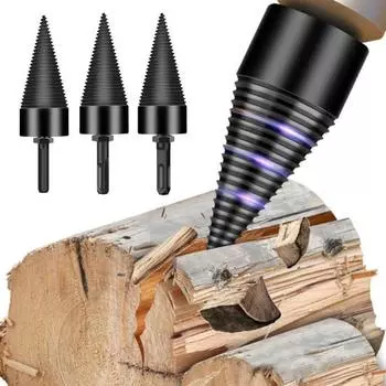Сверло для дров с высокой эффективностью, острая головка, устойчивое к коррозии, сверло, инструмент для колки дров 38mm