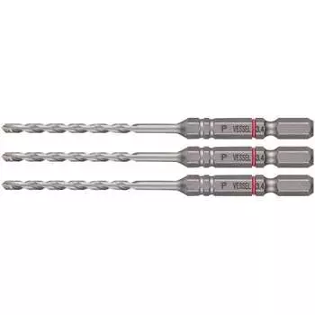 Сверло для керамогранита VESSEL 3,4 мм, набор из 3 шт. APD3S-3.4