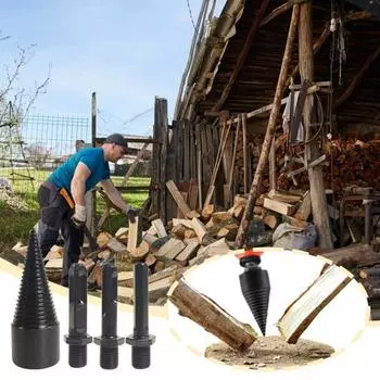 Сверло для колки дров 42 мм, сверло для колки дров с круглыми, шестигранными и квадратными головками