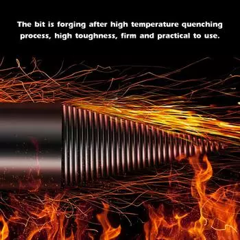 Сверло для колки дров Инструмент для колки дров Конусные дровоколы Электрическая машина для колки древесины 50mm square shank серебряный