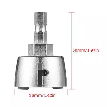 Сверло для снятия заусенцев Инструмент для снятия фаски Инструмент для снятия заусенцев с внешней фаски Лезвие из быстрорежущей стали с зенковкой для снятия фаски серебряный