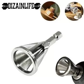 Сверло для снятия заусенцев с внешней фаски Инструмент для снятия заусенцев из нержавеющей стали для ремонта резьбы болта Инструменты для сверления металла Аксессуар