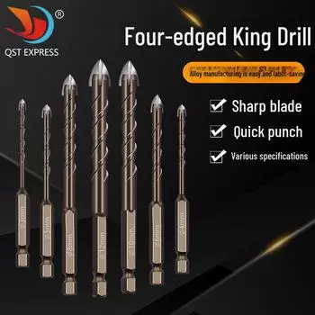 Сверло крестообразное со спиральной канавкой и шестигранным хвостовиком для керамики, стекла, кафеля и керамической плитки. 3mm