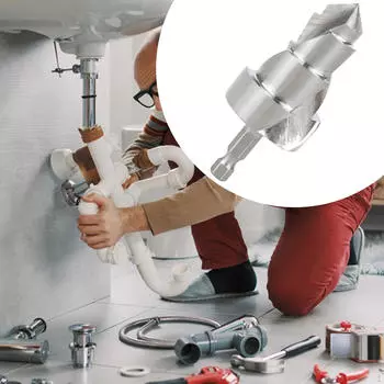 Сверло PPR Lifting Step Drill Bit Длина 3 дюйма Электрический дырокол Professional Quick Change Two Edged