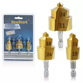 Сверло с шестигранной ручкой для подъема, электрическая дрель, инструмент для сверления пластиковых водопроводных труб, сверло-пагода, открыватель отверстий