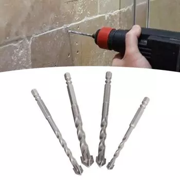 Сверло с шестигранной ручкой, острое сверление, резьбовое сверло с треугольным наконечником, столярный инструмент 12 mm