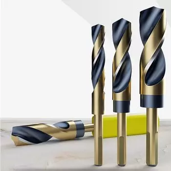 Сверло спиральное HSS с круглым хвостовиком, сверло с ЧПУ, инструмент для сверления отверстий в металле, электроинструмент 13.5mm