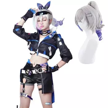 Свернуть Star Rail Ginrou Косплей Ginrou Косплей Костюм Star Core Hunter Ginrou Косплей Hokai Star Rail Ginrou Косплей Культурный фестиваль Событие