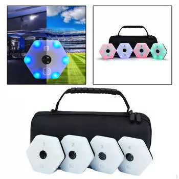 Свет для тренировки реакции, многофункциональный беговой тренажер для тренировки ловкости, светодиодный индикатор для тренировок в тренажерном зале