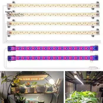 Свет для выращивания растений с автоматическим таймером, регулируемой яркостью, Plug-Play, простая установка, светодиодный светильник полного спектра, настольная лампа для выращивания растений Warm light