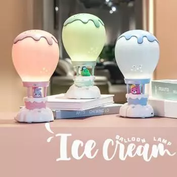 Свет на воздушном шаре, бесступенчатая ночь, 1500-3000K, регулируемая яркость, сенсорное управление, перезаряжаемый, яркий, для детей, студентов синий