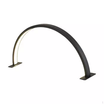 Свет полумесяца для маникюрного стола, светильник для ресниц, 20 Вт маникюрная лампа для ногтей, ремесленные работы, Black