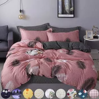 Светаня Комплекты постельного белья Пододеяльник Хлопок Одинарный Двойной Queen King Size Пододеяльник / Пододеяльник Комплект льна Single