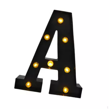 Светильник-алфавит для свадеб и торжеств B 6.26x8.58x1.57inch