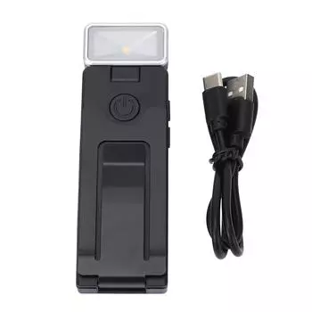 Светильник для чтения книг USB складной перезаряжаемый портативный зажим для закладки для дома