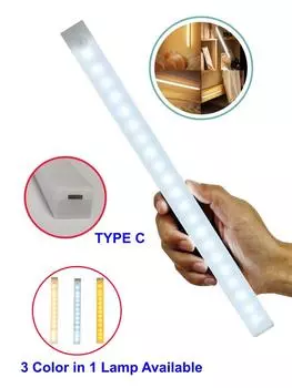 Светильник для чтения LED датчик движения ночник прожектор настольная лампа для кабинета Length 10CM теплый белый