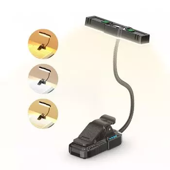 Светильник для чтения Smiling Shark с длительным сроком использования, дневной свет, датчик тепла, большая емкость, 30 дней использования, легкий в использовании, прочный, удобный в использовании.