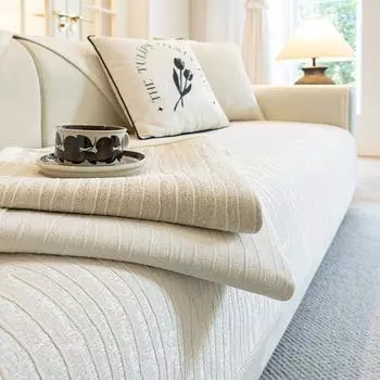 Светильник для диванной подушки из синели, роскошный универсальный нескользящий чехол для дивана на четыре сезона, все в упаковке, простой тканевый чехол для дивана 70*70cm