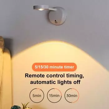 Светильник для картин с дистанционным управлением, 3 цветовых режима, регулировка яркости, работающий от батареек, перезаряжаемый, беспроводной светодиодный светильник для картин чёрный