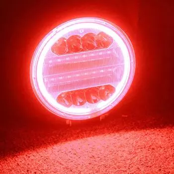 Светильник для рабочего освещения, круглый, фара, ангельские глазки, автомобильный светильник в сборе Blue