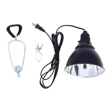 Светильник для рептилий 250 Вт, алюминиевый, универсальный, купольный светильник для рептилий, тепловая лампа, светильник для УФ-лампы E26