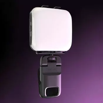 Светильник для селфи с клипсой для фотосъемки, перезаряжаемый, заполняющий видео для записи