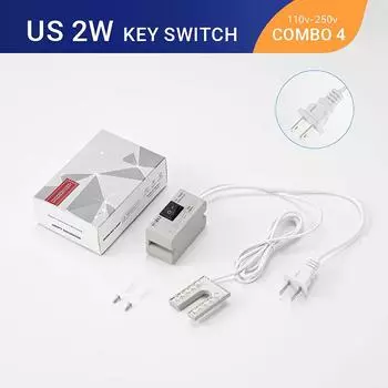 Светильник для швейной машины U-образный, промышленный, магнитный, рабочий, для сверлильных станков, верстаков, вилка EU/US