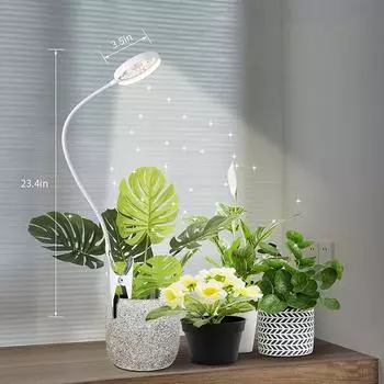 Светильник для выращивания растений в помещении, светильники для выращивания растений полного спектра, 72 светодиода, лампа для выращивания растений в помещении