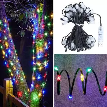 Светильник IP65 Водонепроницаемый Огнестойкий Безопасное напряжение Гибкий Сгибаемый Простая установка Внутренние Уличные Светодиодные Ленты прозрачный