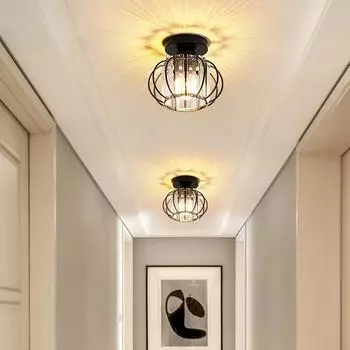 Светильник класса люкс Светильники для прохода Светильники для коридора Хрустальные точечные светильники Светодиодные потолочные встроенные светильники Светильники для входа Освещение балкона white light