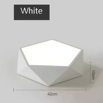 Светильники для спальни, светодиодные ультратонкие креативные геометрические потолочные светильники, лампа для гостиной, простой современный домашний светильник для балкона в скандинавском стиле Brightness dimmable