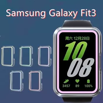 (Светится ночью) Светящийся чехол из поликарбоната для Samsung Galaxy Fit3 SM-R390 Защитный чехол для Samsung Galaxy Fit 3 Аксессуары Samsung Galaxy Fit3 синий