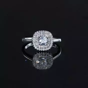 Светлая роскошь ниша кубический циркон блестящий AAA посетил свадьбу день рождения вечеринка мероприятие для женщин бутик ювелирных изделий аксессуары 5 белый