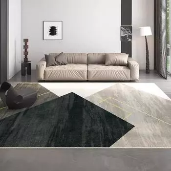 Светлая роскошная гостиная, кристальный бархатный ковер, спальня, диван, столик, прикроватное одеяло Wabi-Sabi, скандинавский современный домашний коврик 400mmx600mm