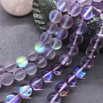 Светло-фиолетовые хрустальные бусины Браслет Ювелирные изделия Шармовые бусины 6mm-30pcs