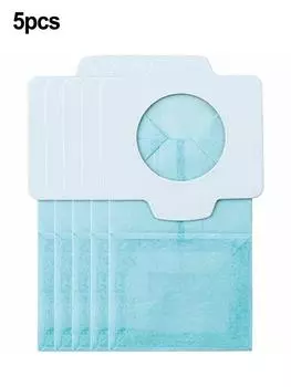 Светло-голубые пылевые мешки, многоцелевая фильтровальная бумага, абсолютно новые