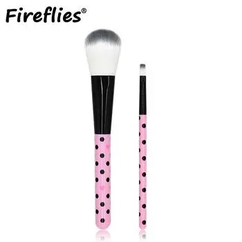 Светлячки Кисть для макияжа Лицо Щека Контур Румяна Тональный крем для носа Свободная сила Косметические кисти для макияжа Инструмент Пудра Румяна Кабуки
