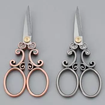 Светлые роскошные маленькие ножницы из нержавеющей стали для вышивки крестом в стиле барокко, винтажные ножницы в классическом стиле