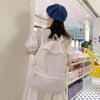 Светлый цвет, школьный рюкзак, женская дорожная сумка большой емкости, рюкзак для средней школы, студенческий рюкзак