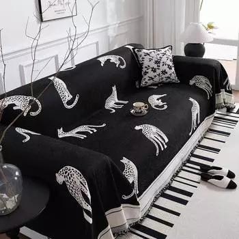 Светлый роскошный высококачественный чехол для дивана в скандинавском стиле, универсальный тканевый чехол на четыре сезона, универсальный чехол для дивана, чехол для дивана, чехол для дивана 180*130cm