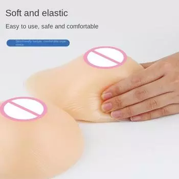 Светлый тон кожи грудь накладки протез грудь трансгендер грудь силиконовые формы груди 300g-Sticky