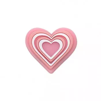 Светодиод CROCS Розовое сердце IS 10010195 FREE999