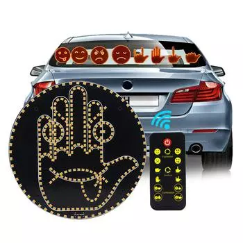 Светодиодная автомобильная подсветка с дистанционным управлением, жестовая подсветка, дорожная ярость, жестовая подсветка для ладони, аксессуары #468382