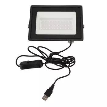 Светодиодная черная УФ-лампа для вечеринок IP66, корпус из алюминиевого сплава, USB 5 В для фестивалей, флуоресцентная роспись тела