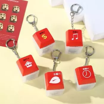 Светодиодная деревянная рыбка-клавиатура брелок деревянная рыбка ключ тестер оси декомпрессионный кулон забавные подарки Style 5