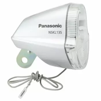Светодиодная динамо-втулка Panasonic, фонарь для ног, велосипедный фонарь, серебристый, Ш65 x Г76 x В69 мм NSKL135-S