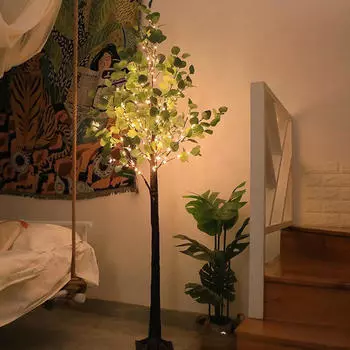 Светодиодная елочная лампа настольная подарочная USB-лампа искусственная для внутренней гостиной