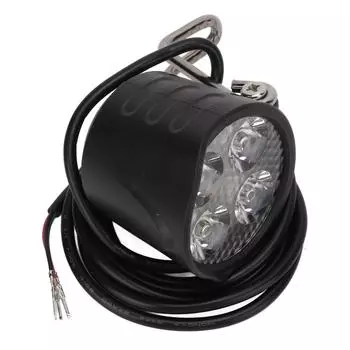 Светодиодная фара для электровелосипеда со встроенным звуковым сигналом, 4 фары, устойчивая к царапинам, водонепроницаемая фара для электросамокатов